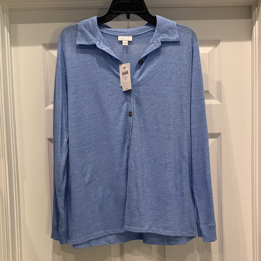NWT Jjill nubby Linen cardigan size medium